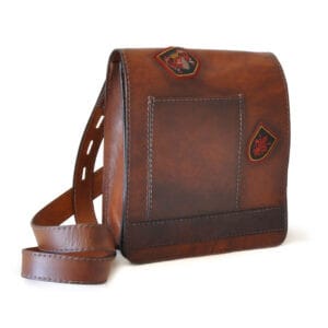 Pratesi Messanger Medium Cross-Body Bag in cow leather
