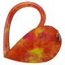 Pratesi Heart Cross Body Bag V320/CH in patent calfskin